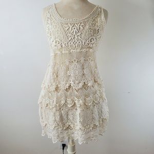 Free People crochet dress SzS